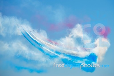 Airbourne Airshow At Eastbourne 2014 Stock Photo