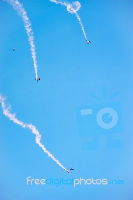 Airbourne Airshow At Eastbourne 2014 Stock Photo