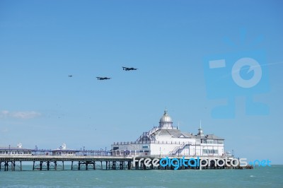 Airbourne Airshow At Eastbourne 2014 Stock Photo