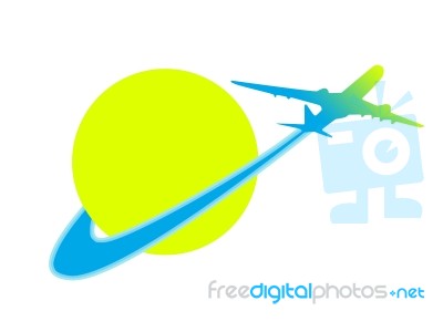 Airplane Stock Image
