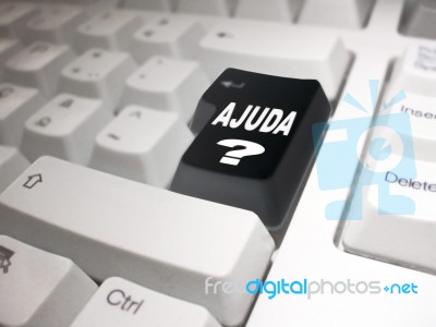 Ajuda ? Stock Photo