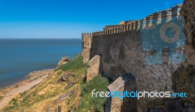 Akkerman Fortress Near Odessa City In Ukraine Stock Photo