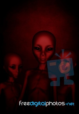 Alien,3d Illustration Concept Background Stock Image Alien,3d Illustration Concept Background Stock Image