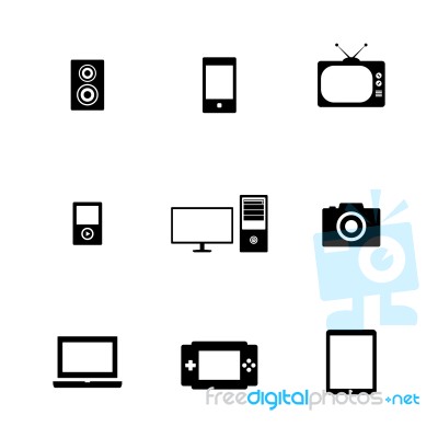 All Gadgets Stock Image