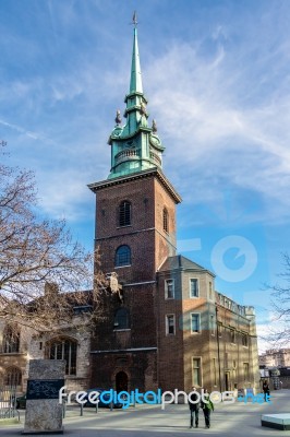 All Hallows By The Tower Church In London Stock Photo