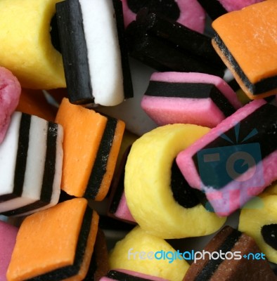 Allsorts Sweets Stock Photo