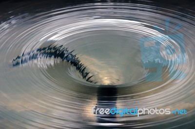 Alnwick, Northumberland/uk - August 19 : Water Feature In Alnwic… Stock Photo