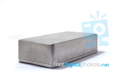 Aluminum Box Stock Photo