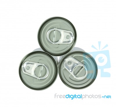 Aluminum Cans Stock Photo