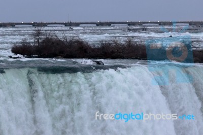 Amazing Niagara And The Falls Stock Photo