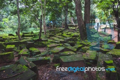 Amazing Temple Ancient Bayon Castle, Angkor Thom, Siem Reap, Cambodia Stock Photo Amazing Temple Ancient Bayon Castle, Angkor Thom, Siem Reap, Cambodia Stock Photo