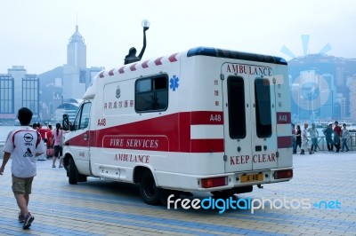 Ambulance Car Stock Photo