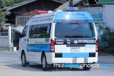 Ambulance Van Stock Photo
