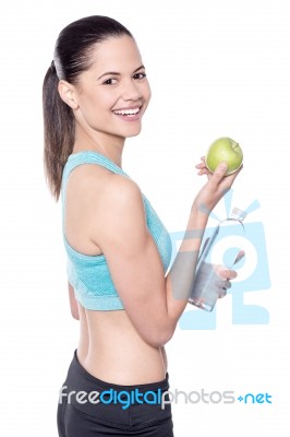 An Apple A Day Keeps The Doctor Away Stock Photo