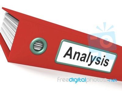 Analysis File Stock Image