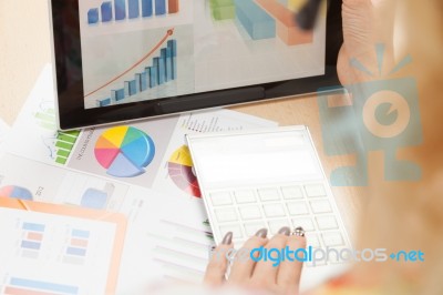 Analyze Business Data Stock Photo