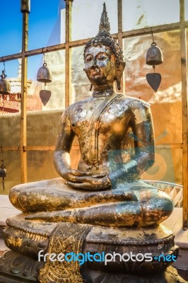 Ancient Buddha Image Stock Photo