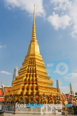 Ancient Pagoda Statue Stock Photo