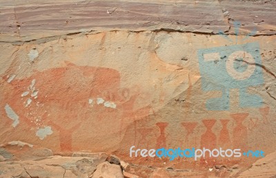 Ancient Painting Stock Photo