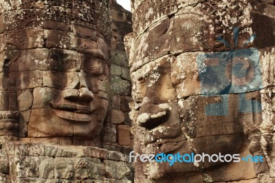 Angkor Thom Stock Photo