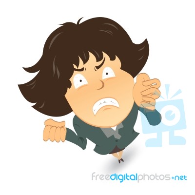 Angry And Frustrated Woman Stock Image
