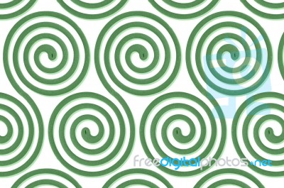 Anti Mosquito Spiral Stock Photo