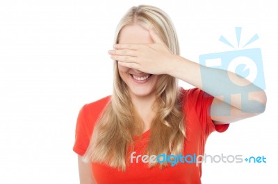 Anxiety - A Conceptual Image Of A Woman Stock Photo