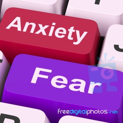 Anxiety Fear Keys Means Anxious And Afraid Stock Image Anxiety Fear Keys Means Anxious And Afraid Stock Image
