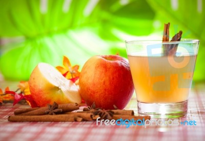 Apple Cider Vinegar Stock Photo
