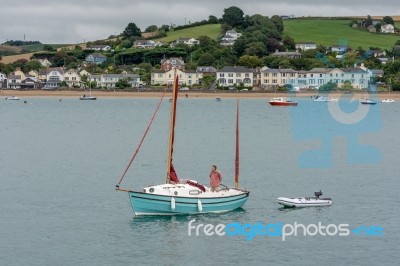 Appledore, Devon/uk - August 14 : Sailing In The Torridge And Ta… Stock Photo