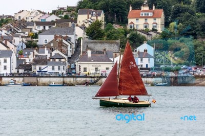 Appledore, Devon/uk - August 14 : Sailing In The Torridge And Ta… Stock Photo