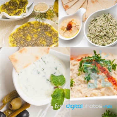 Arab Middle Eastern Food Collage Stock Photo Arab Middle Eastern Food Collage Stock Photo