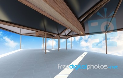 Architecture With Organic Structure Stock Image