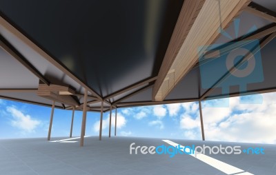 Architecture With Organic Structure Stock Image