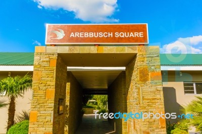 Arebbusch Square In Windhoek, Namibia Stock Photo