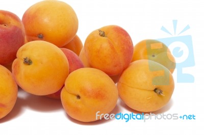 Armenian Plums (prunus Armeniaca) Stock Photo