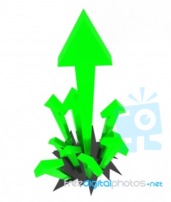 Arrows Up Represents Gain Rising And Smash Stock Image Arrows Up Represents Gain Rising And Smash Stock Image