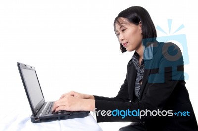 Asian Business Woman Stock Photo