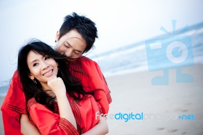Asian Couple Stock Photo