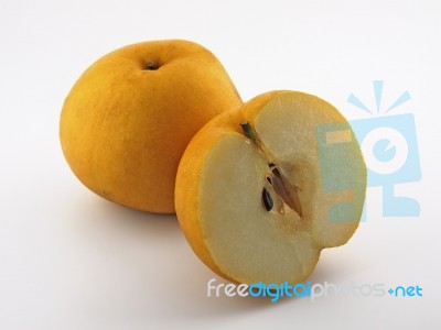 Asian Nashi Pears Stock Photo