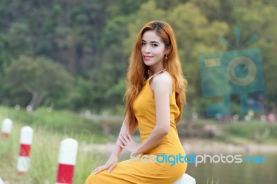 Asian Woman Portrait Photography Stock Photo