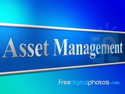 Asset Management Means Business Assets And Administration Stock Image