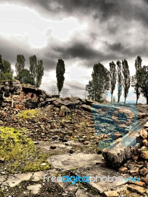 Atmospheric Rubble Stock Photo