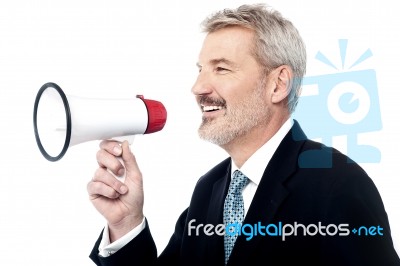 Attention Everyone! Stock Photo