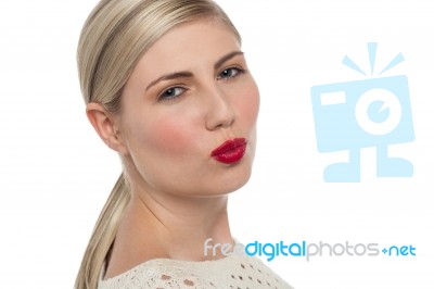 Attractive Girl About To Kiss You Stock Photo Attractive Girl About To Kiss You Stock Photo