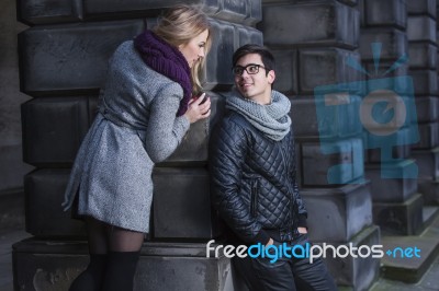 Attractive Young Couple In Love Stock Photo