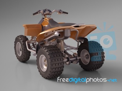 Atv Quad Bike Stock Photo