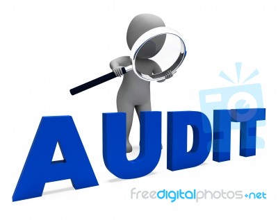 Audit Character Means Validation Auditor Or Scrutiny
 Stock Image