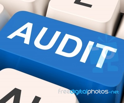 Audit Key Means Validation Or Inspection
 Stock Image