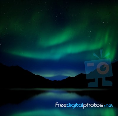 Aurora Borealis  Stock Image